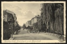 Landsberg Warthe, Hindenburgstrasse an der Kladowbrücke