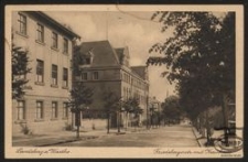 Landsberg a. Warthe : Friedebergerstrasse mit Kreishaus