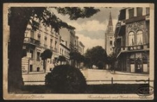 Landsberg a. Warthe : Friedebergerstrasse mit Konkordienkirche