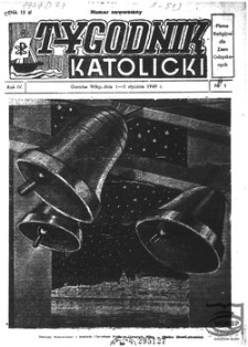 Tygodnik Katolicki 1949, nr 1