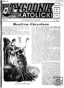 Tygodnik Katolicki 1949, nr 3