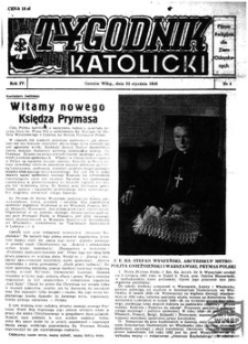 Tygodnik Katolicki 1949, nr 4