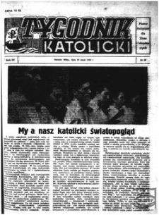 Tygodnik Katolicki 1949, nr 20