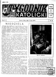 Tygodnik Katolicki 1949, nr 28