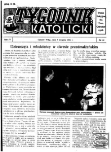 Tygodnik Katolicki 1949, nr 31