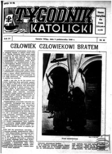 Tygodnik Katolicki 1949, nr 40