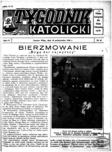 Tygodnik Katolicki 1949 41