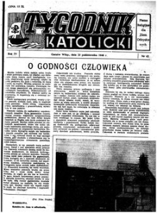 Tygodnik Katolicki 1949, nr 42