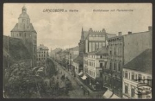 Landsberg a. Warthe : Richtstrasse mit Marienkirche