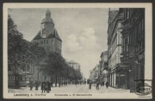 Landsberg a. Warthe : Richtstrasse u. St. Marienkirche