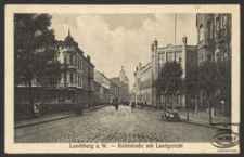 Landsberg a. W. - Richtstrasse mit Landgericht