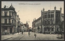 Landsberg a. W., Richtstrasse und Landgericht