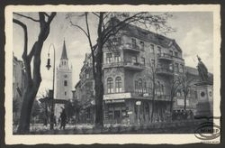 Landsberg (W.) : Zechower Strasse mit Blick auf die Konkordienkirche