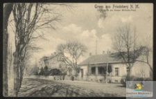 Gruss aus Friedeberg N. M. : Villenpartie am Kaiser Wilhelm-Platz