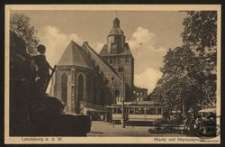Landsberg a. d. W. : Markt mit Marienkirche