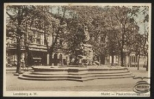 Landsberg a. W. : Markt - Pauckschbrunnen