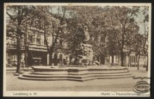 Landsberg a. W. : Markt - Pauckschbrunnen