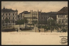Gruss aus Landsberg a. W. : Paradeplatz und Landgericht