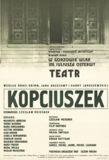 [Plakat] "Kopciuszek" według braci Grimm, Jana Brzechwy i Hanny Januszewskiej