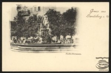 Gruss aus Landsberg a. W. : Pauckschbrunnen