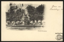 Gruss aus Landsberg a. W. : Pauckschbrunnen