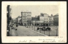 Gruss aus Landsberg a. W. : Richtstrasse u. Markt