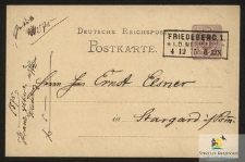 Deutsche Reichspost : Postkarte