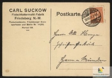 Postkarte: Carl Suckow