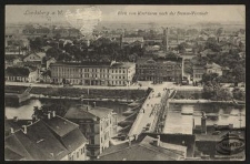 Landsberg a. W. : Blick vom Kirchturm nach der Damm-Vorstadt