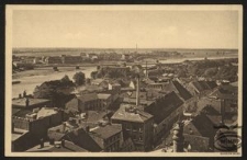 Landsberg a. W. : Blick von der Marienkirche auf die Eisenbahnbrücke