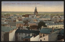 Landsberg a. Warthe - Blick von den Schanzen auf die Stadt