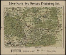 Silva-Karte des Kreises Friedeberg Nm.