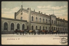 Landsberg a. W. : Bahnhofsgebäude