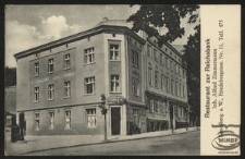 Restaurant zur Reichsbank Inh. Alfred Zimmermann Landsberg a. W., Friedebergerstr.