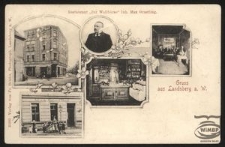 Gruss aus Landsberg a. W. : Restaurant "Zur Wollbörse" Inh. Max Graefling