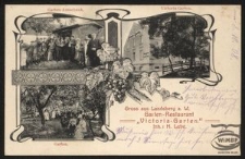 Gruss aus Landsberg a. W. : Garten-Restaurant "Victoria-Garten"