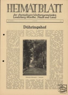 Heimatblatt 1951, nr 8