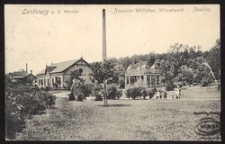 Landsberg a. d. Warthe : Zanziner Wäldchen, Wasserwerk - Pavillon