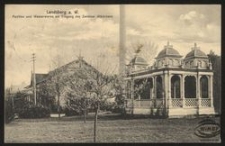 Landsberg a. W. : Pavillon und Wasserwerke am Eingang des Zanziner Wäldchens