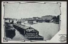 Landsberg a. W. : Die Ruine der am 1. Juli 1905 abgebrannten Warthebrücke