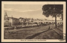 Blick auf Landsberg und Warthebrücke