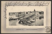 Landsberg a. W. : Partie an der Warthebrücke