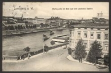 Landsberg a. W. : Warthepartie mit Blick nach dem westllichen Stadtteil