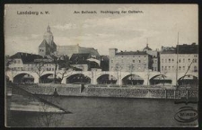 Landsberg a. W. : Am Bollwerk. Hochlegung der Ostbahn