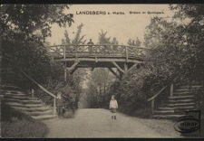 Landsberg a. Warthe. Brücke im Quilitzpark