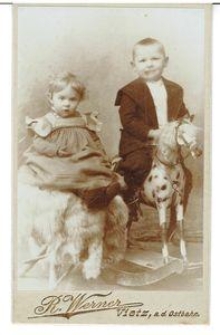 Portret dzieci : Hans i Lotte Kronhel