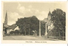 Vietz/Ostb. : Rathaus mit Kirche