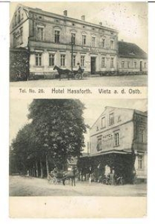 Hotel Hassforth : Vietz a. d. Ostb. : tel. No. 26