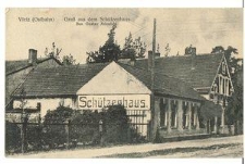 Vietz (Ostbahn) : Gruss aus dem Schützenhaus Bes. Gustav Ihlenfeld
