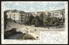 Landsberg a. W. : Blick auf Moltke u. Böhmstrasse